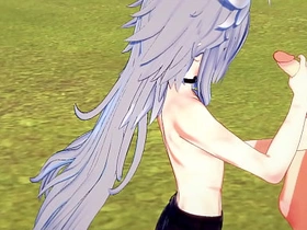 原神耽美 - Razor被Diluc打手枪和操 - 日本亚洲漫画动漫游戏色情同性 korean tattoo gay porn