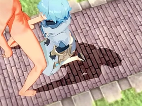 原神耽美-公子x重云激烈性爱-伪娘变装日本亚洲动漫游戏色情男同 asian gay sexual intercourse videos village