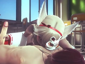 男同伪娘 - 教室狐狸伪娘做爱 - 伪娘变装日本亚洲漫画动画电影游戏色情片 sex gay porn asian