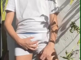 伪娘自尿 弄湿白内裤 男性失禁play gay porn chinese backshots