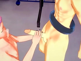 咒术回战耽美 - 虎杖悠仁打飞机后被宿傺干 - 娘炮变装日本亚洲漫画动漫游戏同性恋色情 porn gay japan teen