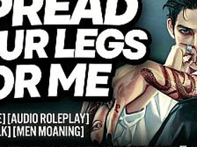 大鸡巴室友干得床垫吱呀响 男声呻吟ASMR hot gay porn threesome