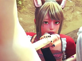 妖媚伪娘 - 三人行伪娘猛干 - 人妖变装日本亚洲漫画动漫游戏基佬片 gay asian meat-head porn