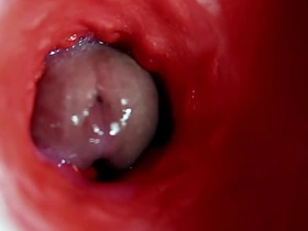 一根漂亮的大鸡巴在湿滑的小穴里汹涌抽插，啪啪作响！ korean solo porn gay