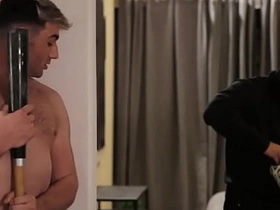 MEN - Michael Boston的男人不肯操他 于是Nate Grimes用大屌填满他两个洞 bareback chinese gay porn